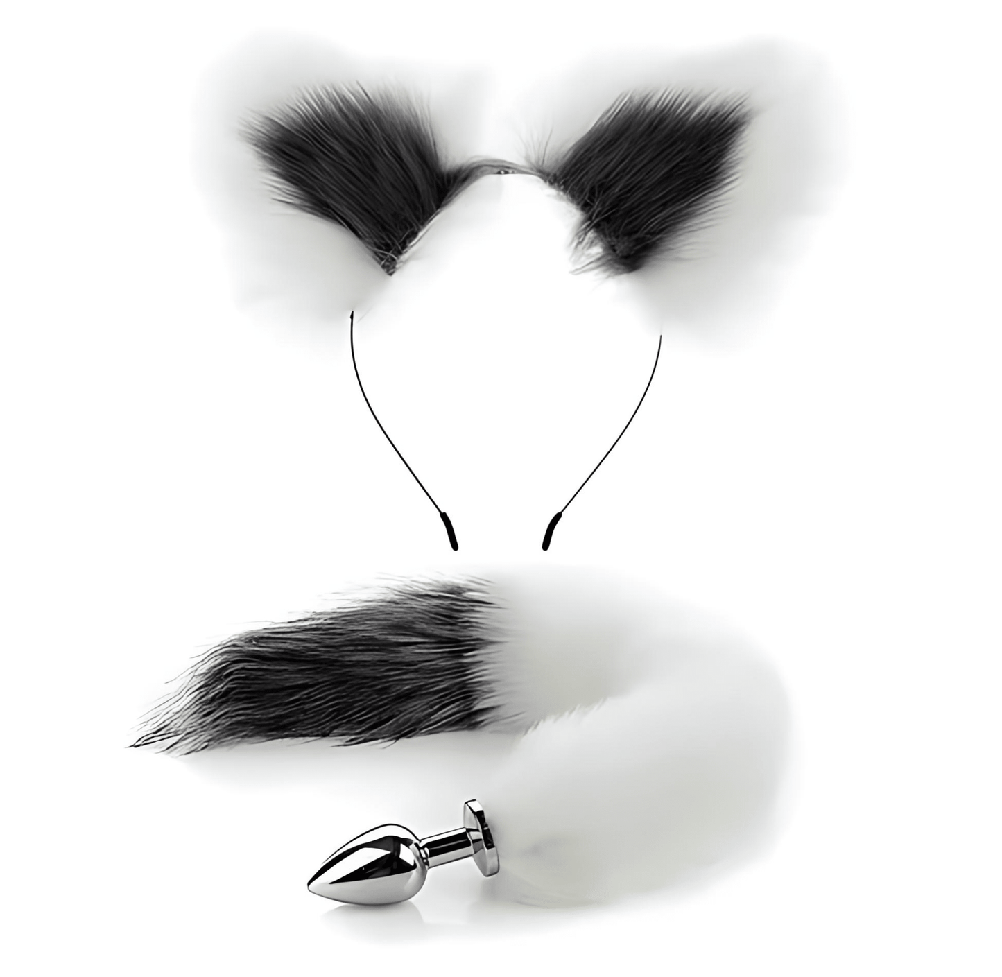 Foxy Whisper - Plug Anal avec Queue et Oreilles en Peluche