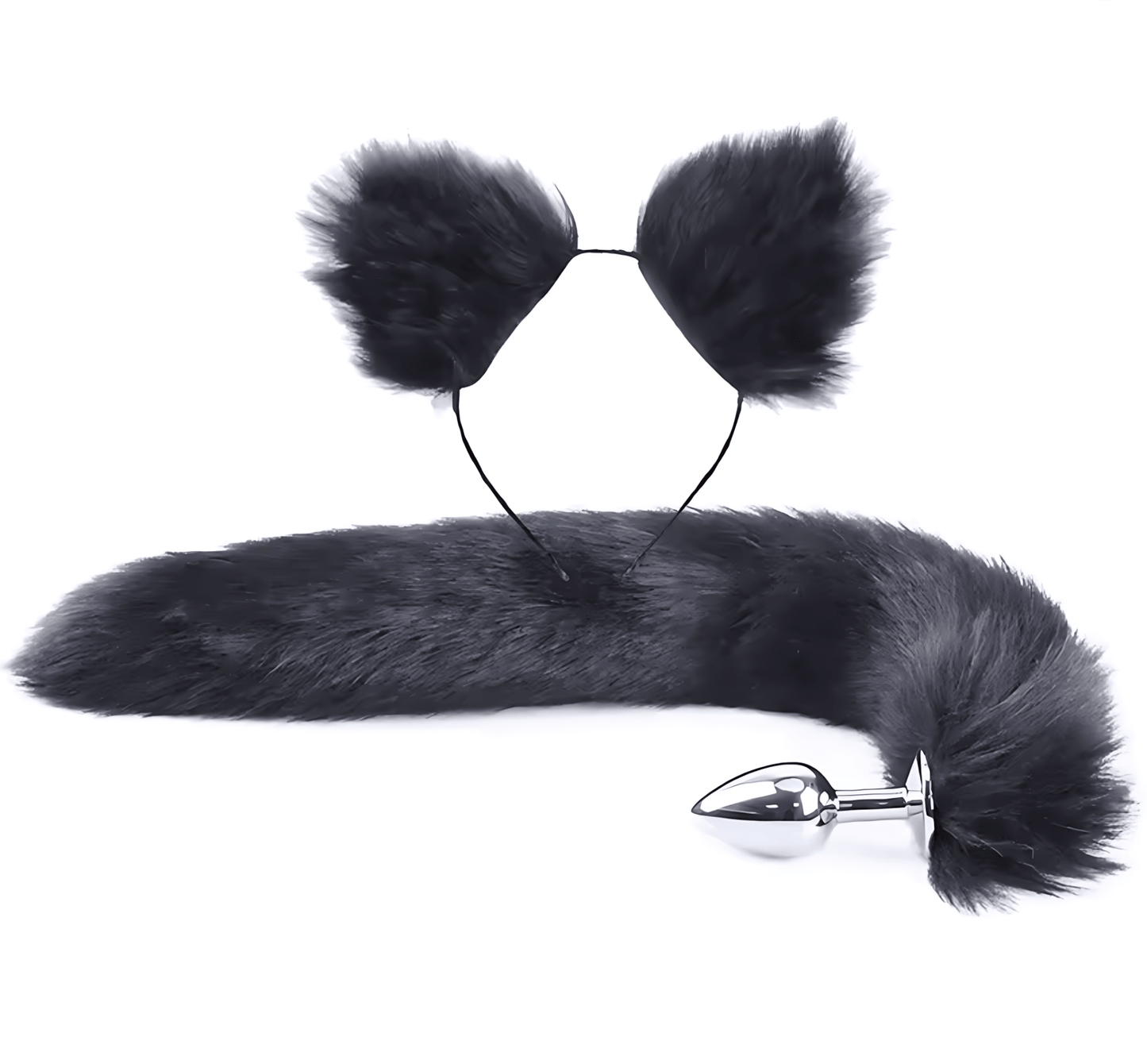 Foxy Whisper - Plug Anal avec Queue et Oreilles en Peluche