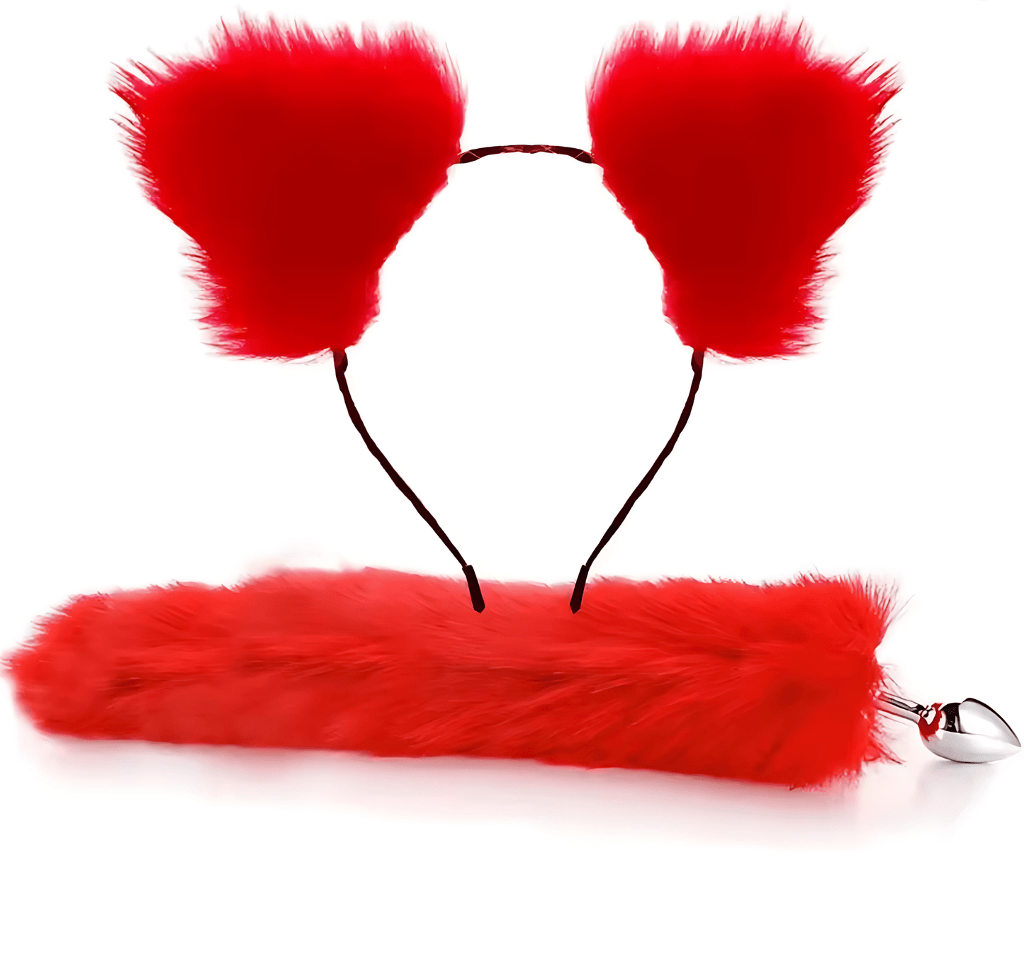 Foxy Whisper - Plug Anal avec Queue et Oreilles en Peluche