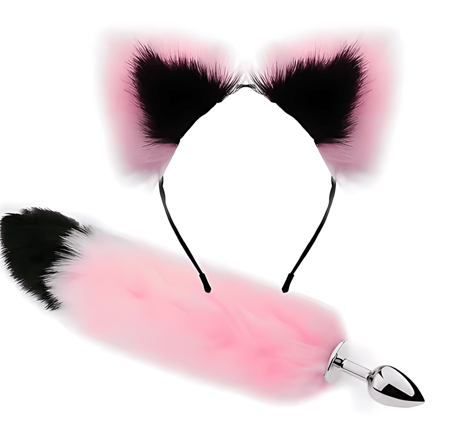 Foxy Whisper - Plug Anal avec Queue et Oreilles en Peluche