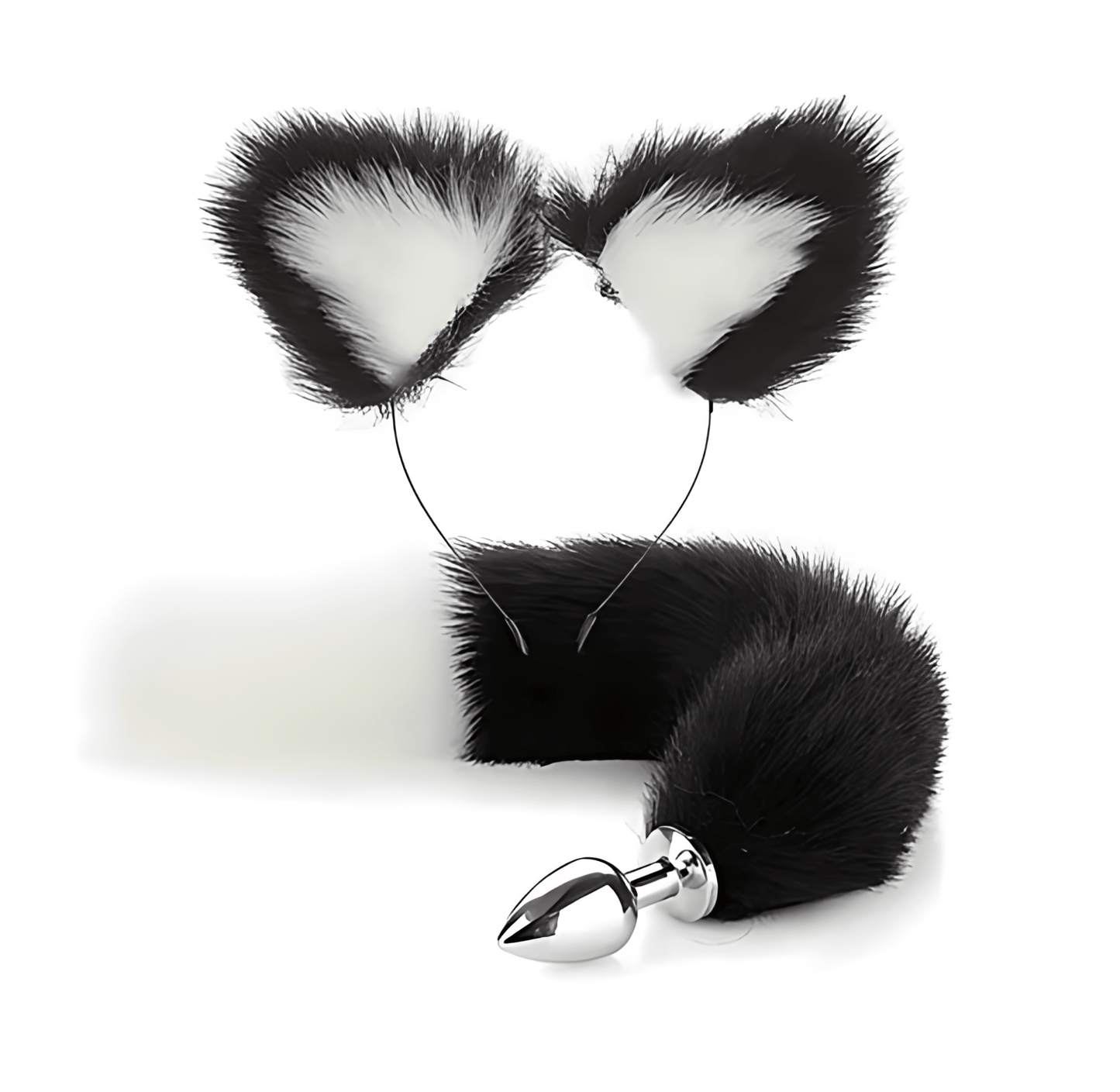 Foxy Whisper - Plug Anal avec Queue et Oreilles en Peluche