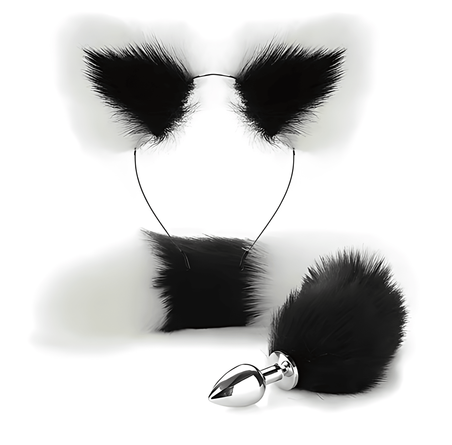 Foxy Whisper - Plug Anal avec Queue et Oreilles en Peluche