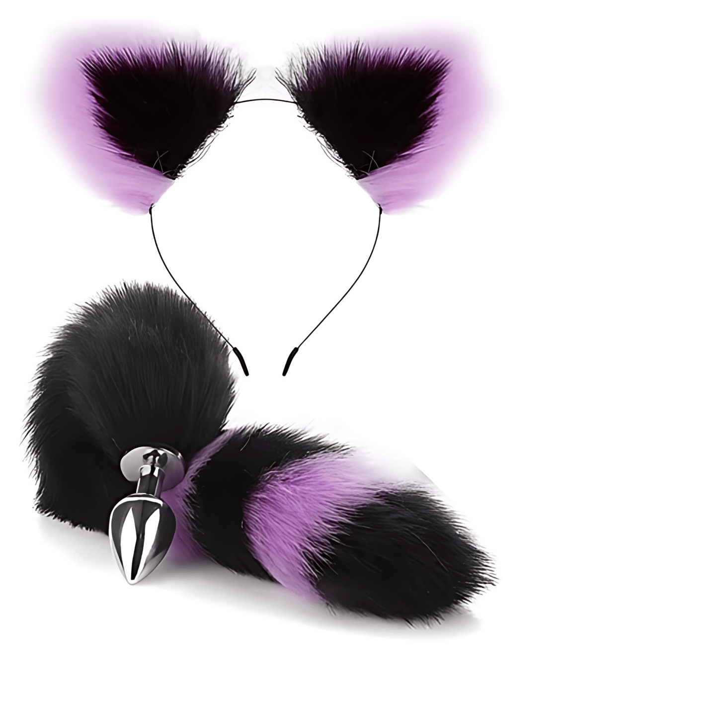 Foxy Whisper - Plug Anal avec Queue et Oreilles en Peluche