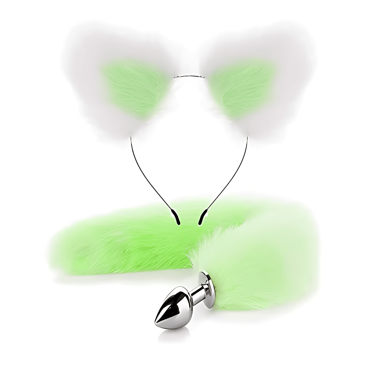 Foxy Whisper - Plug Anal avec Queue et Oreilles en Peluche