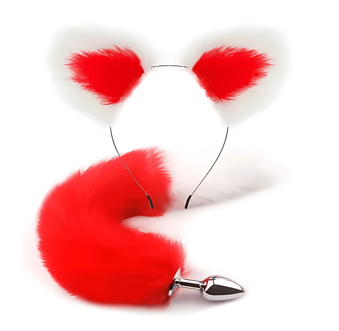 Foxy Whisper - Plug Anal avec Queue et Oreilles en Peluche