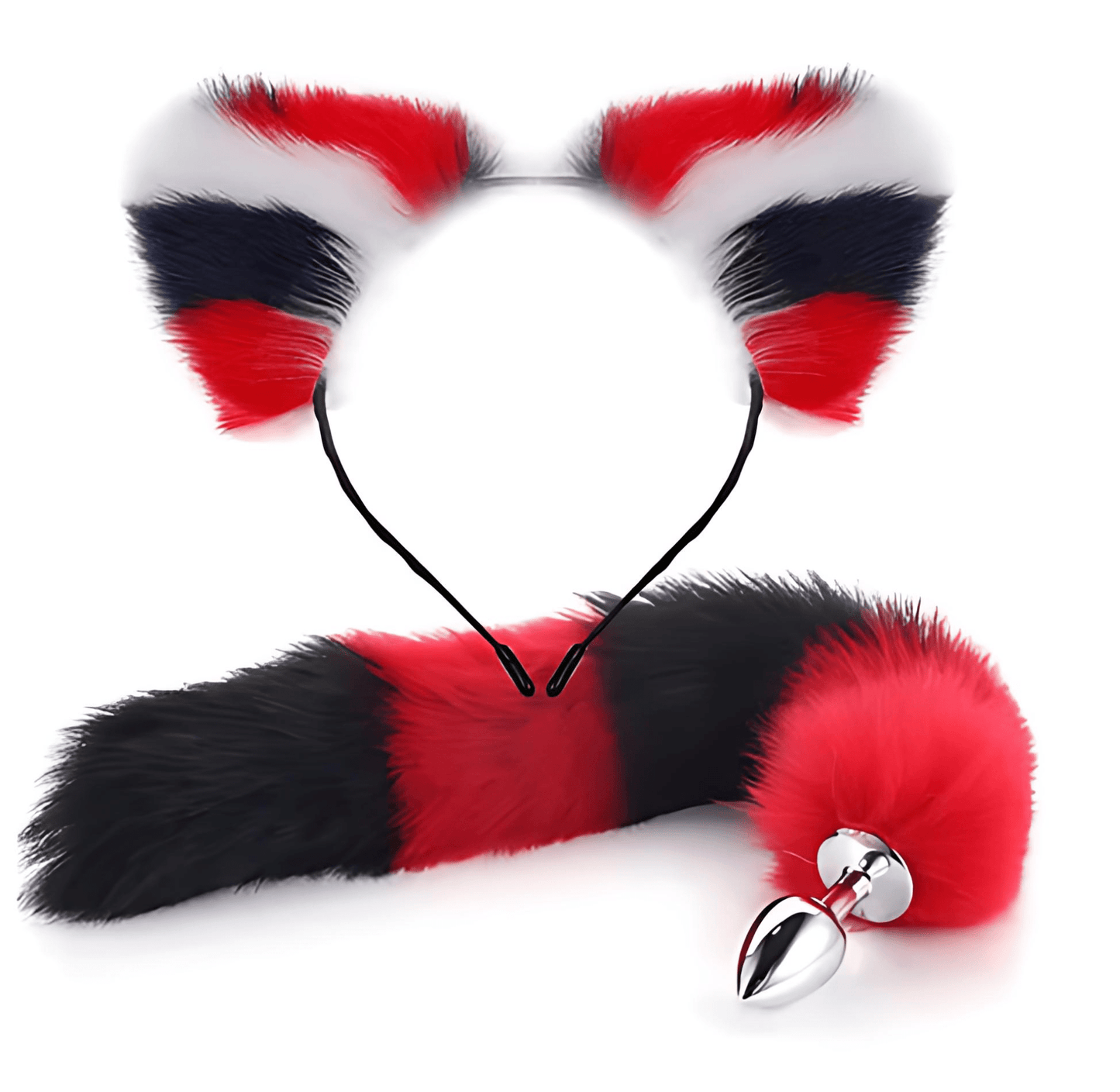 Foxy Whisper - Plug Anal avec Queue et Oreilles en Peluche