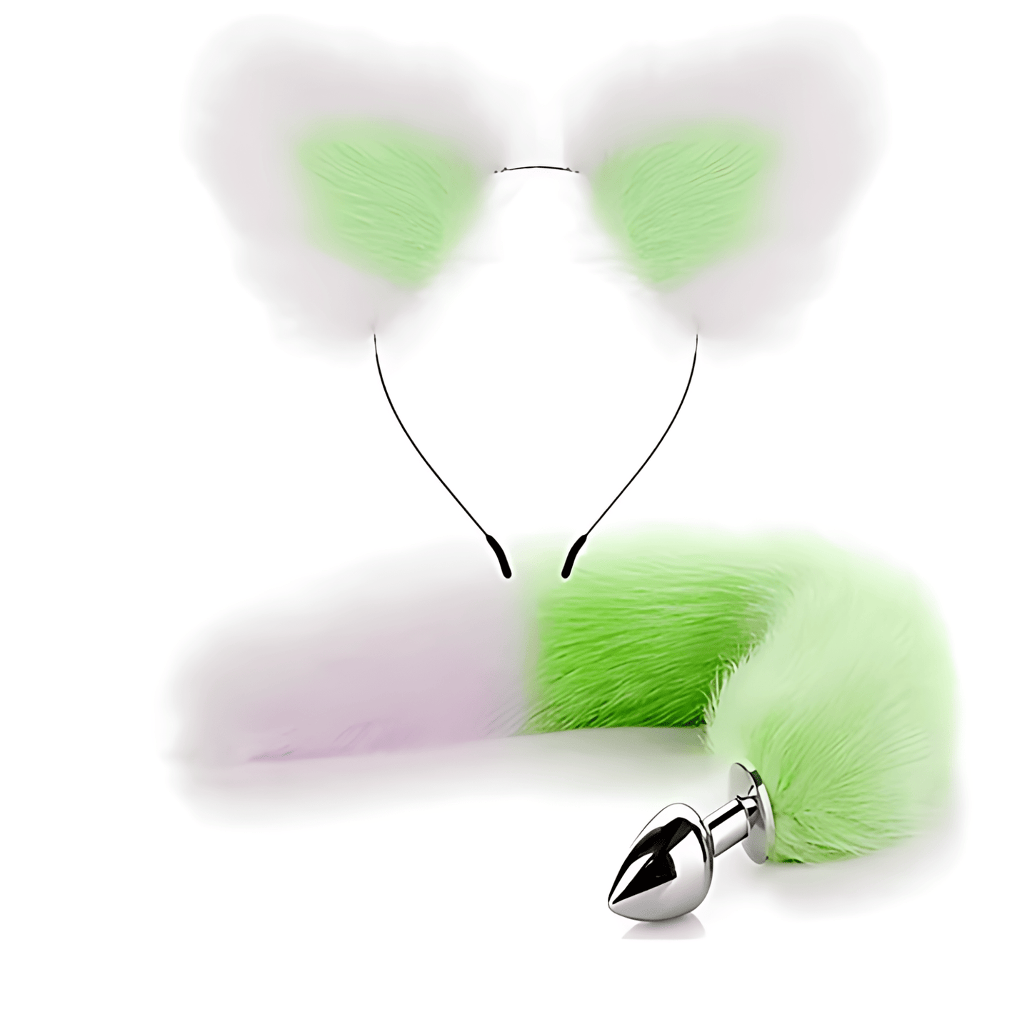 Foxy Whisper - Plug Anal avec Queue et Oreilles en Peluche