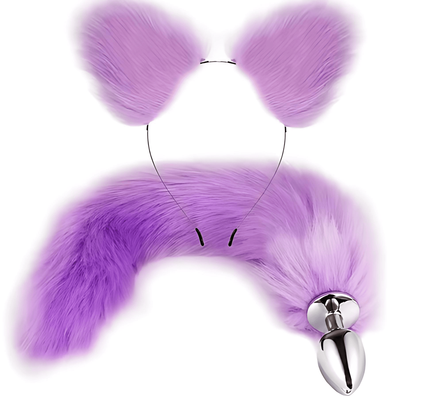 Foxy Whisper - Plug Anal avec Queue et Oreilles en Peluche