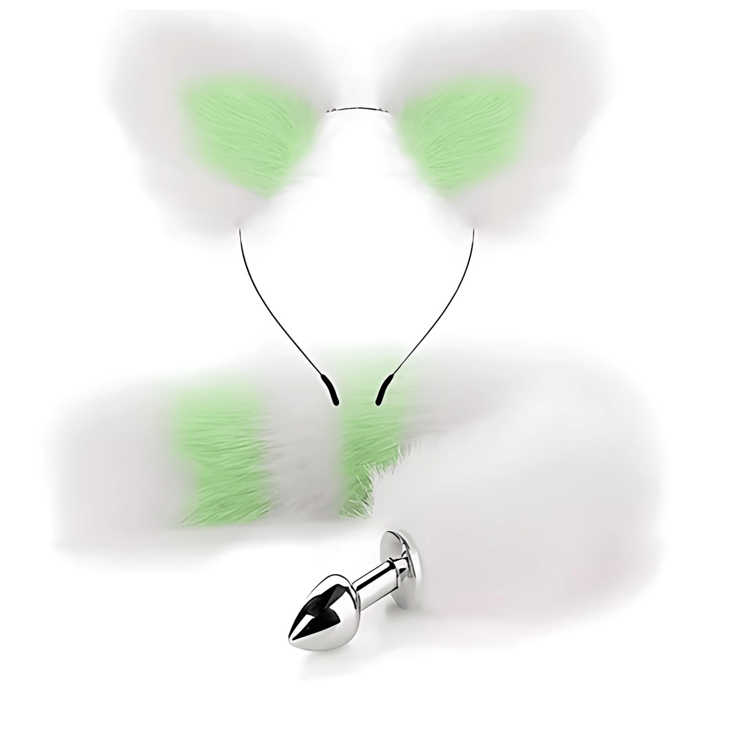 Foxy Whisper - Plug Anal avec Queue et Oreilles en Peluche