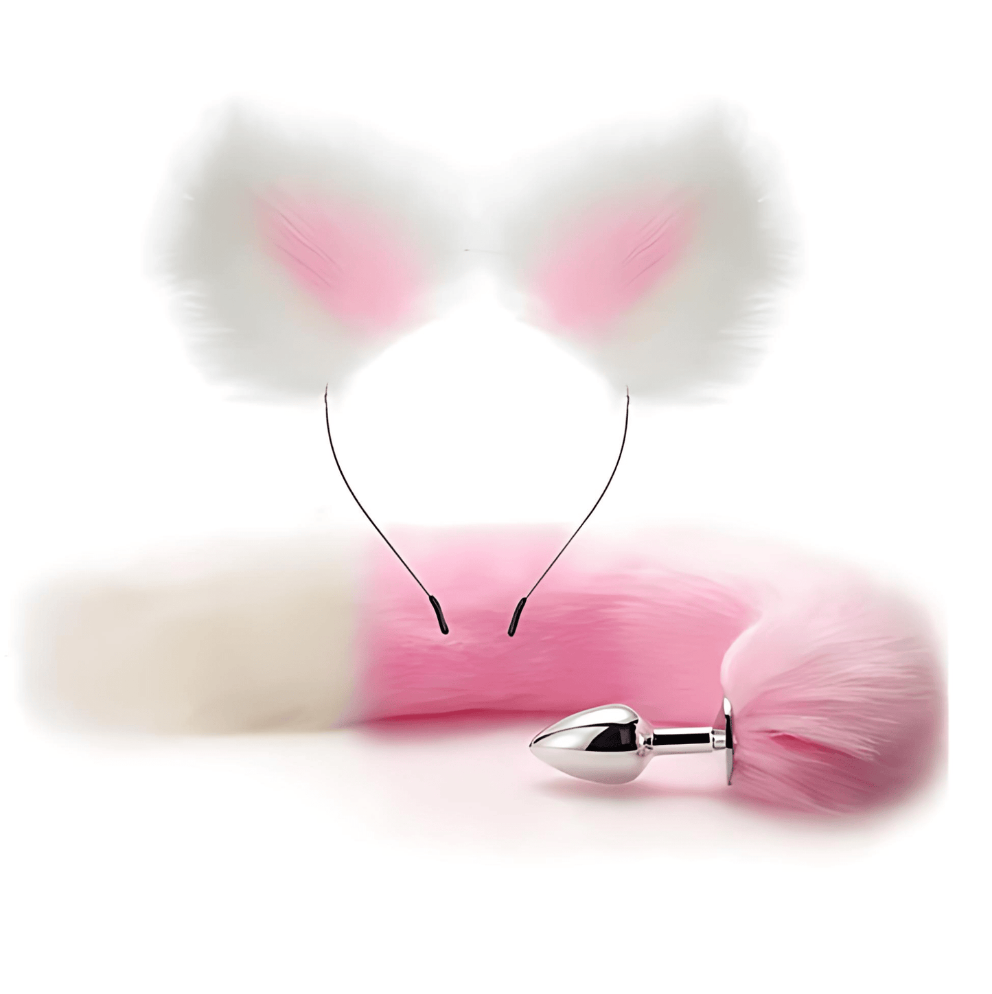 Foxy Whisper - Plug Anal avec Queue et Oreilles en Peluche