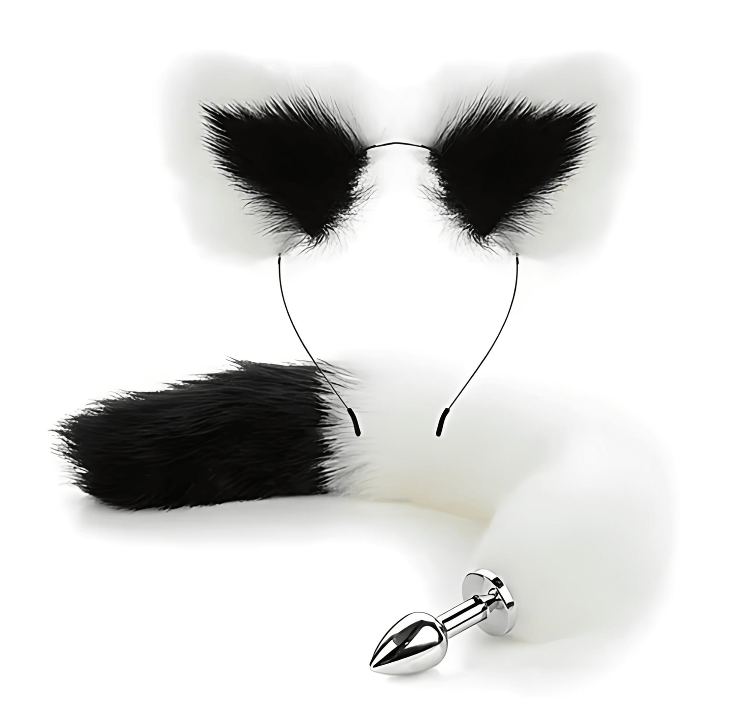 Foxy Whisper - Plug Anal avec Queue et Oreilles en Peluche