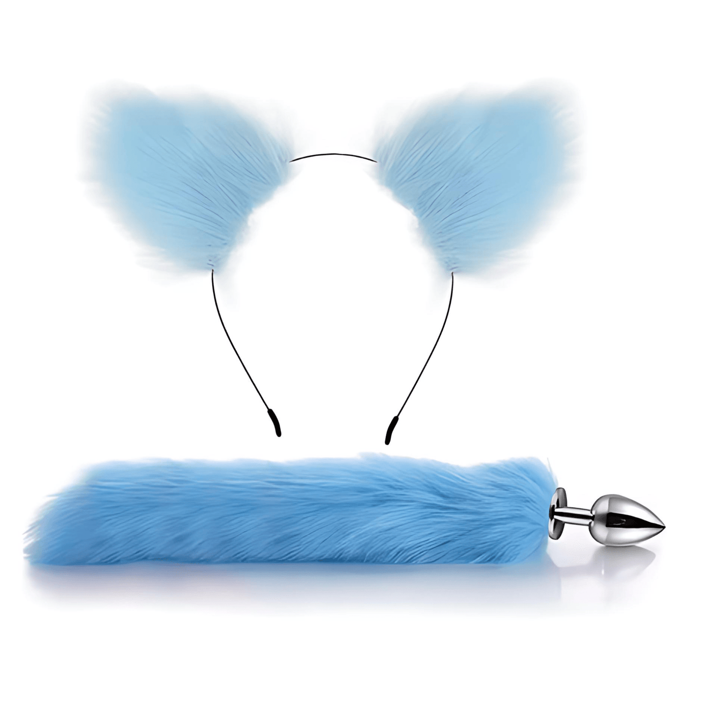 Foxy Whisper - Plug Anal avec Queue et Oreilles en Peluche