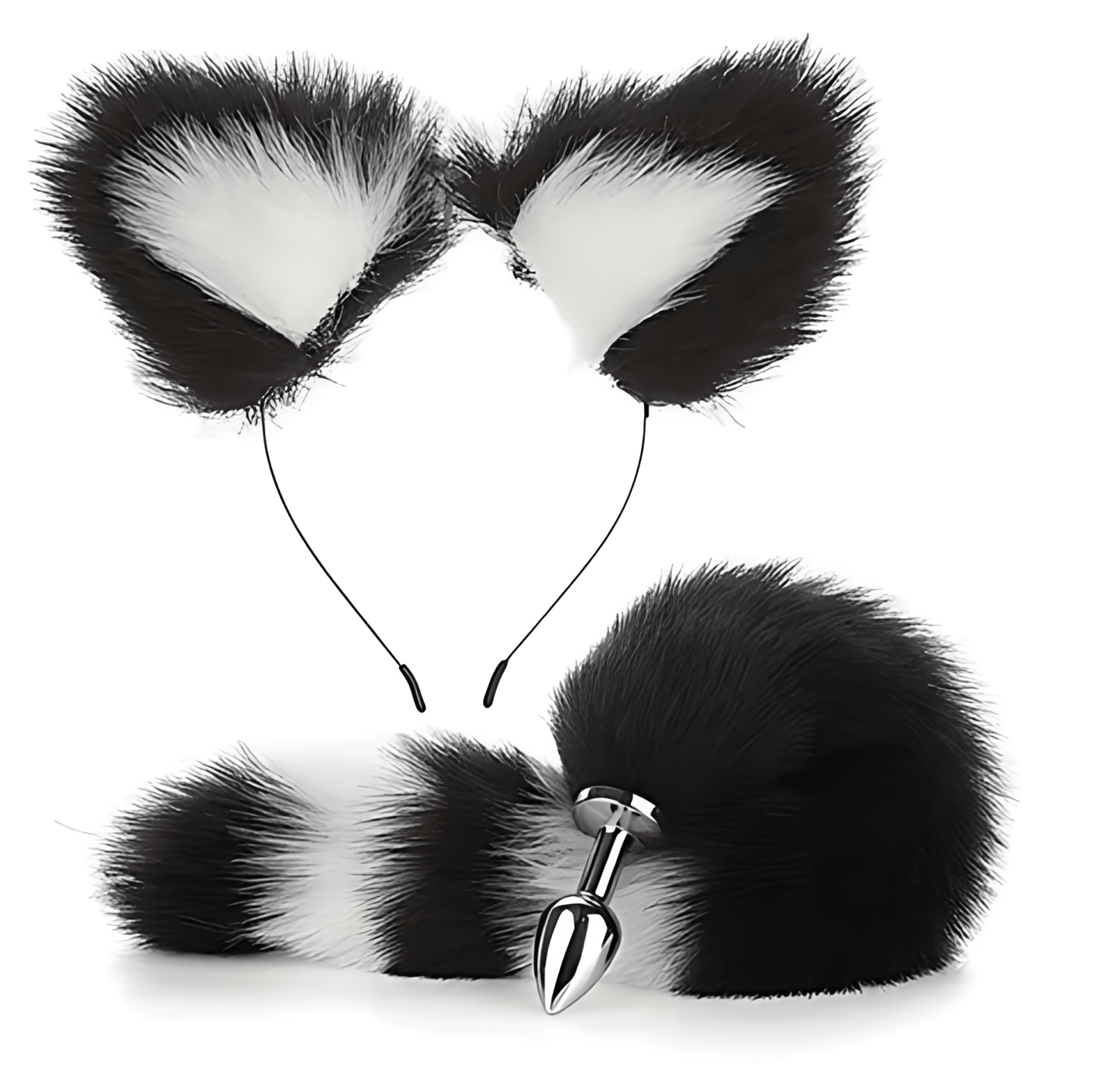 Foxy Whisper - Plug Anal avec Queue et Oreilles en Peluche