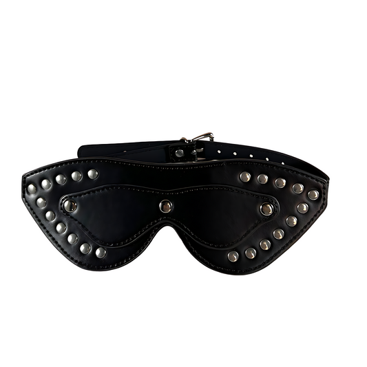 Noir Mystère - Masque de jeu érotique ajustable