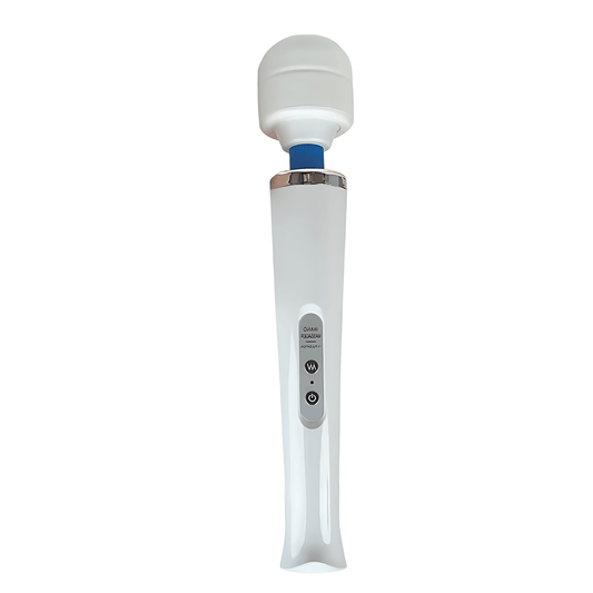 Élégance Blanche - Vibromasseur Baguette Puissante