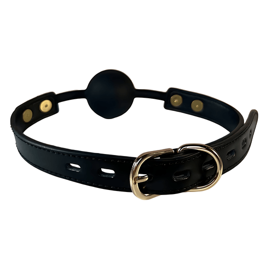 Velvet Whisper - Bâillon Boule en Silicone Ajustable